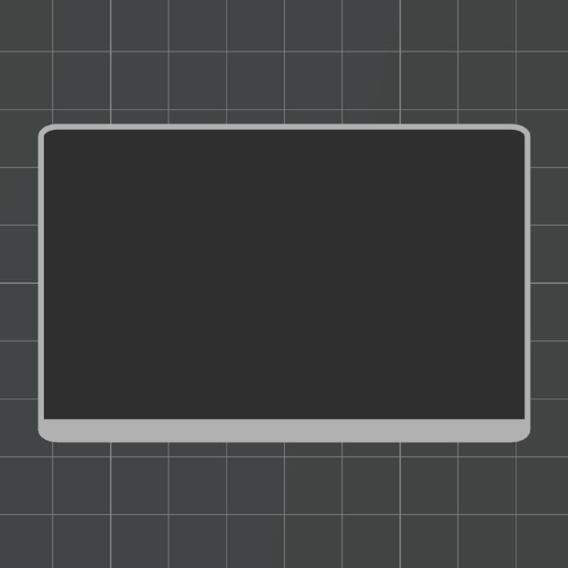 Personalisierbare 3D-gedruckte Visitenkarte Typ C in verschiedenen Farbkombinationen