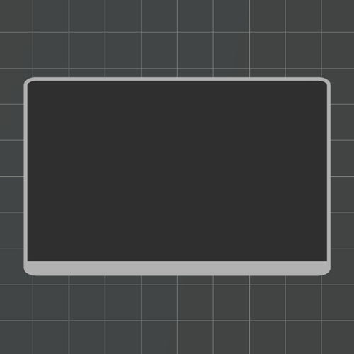 Personalisierbare 3D-gedruckte Visitenkarte Typ C in verschiedenen Farbkombinationen